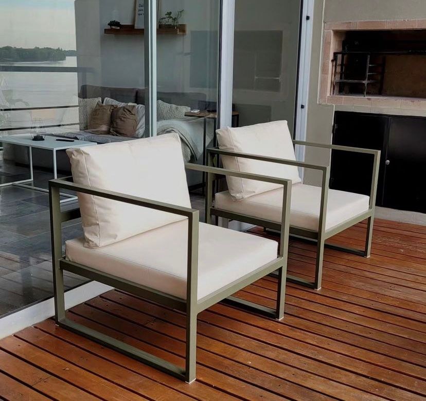 Silla de acero Bomb, mueble de acero fabricado en Apodaca